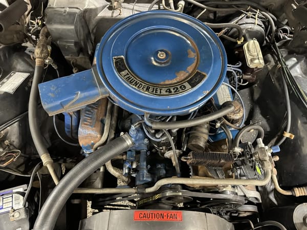 1968 Ford Thunderbird Versus Rivals – How Ford Ranked The T-Bird's Competition 38 Battered 429 Thunderjet engine
