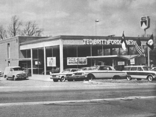 "Win A Steer!" -- The Ridiculous Ted Britt Ford Ads Of The 1960s 4 Ted Britt Ford circa 1960