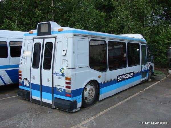 1984–2003 Orion Bus Industries Orion II: Is This North America’s Strangest-Looking Bus? 6 Orion II in Swden. Photo by Kim L via Flickr
