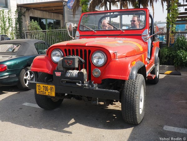 Car Show Classics: It's the Smorgasbord That is Israel's Classic Community 36 1981 Red JEEP CJ-7