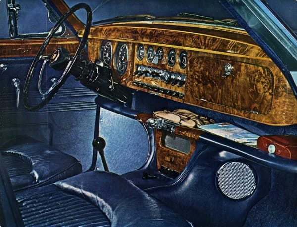 Curbside Classic: 1965 Jaguar 3.4S (S-Type) – Sir William’s Bastard Child 16 Jag 3.8S sedan interior