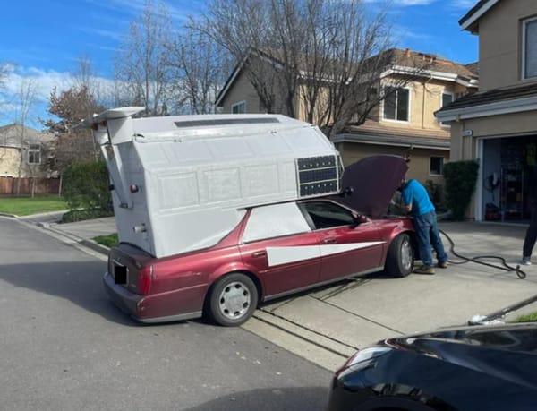 Cohort Pic(k) Of The Day: '00-'05 Cadillac DeVille, Shuttle Camper - To Infinity? 2 Screenshot 20240227 180550