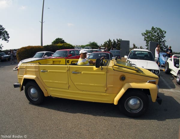 Car Show Classics: It's the Smorgasbord That is Israel's Classic Community 82 Yellow VW 181 Kurierwagen