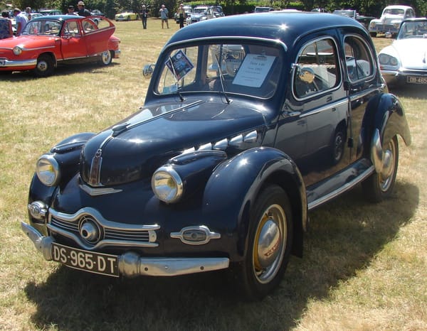 Car Show Classics: At The Chappelle de Vehicules Anciennes At Tonneins, France, For The Fete Of Saint Christopher. 44 dyna 1