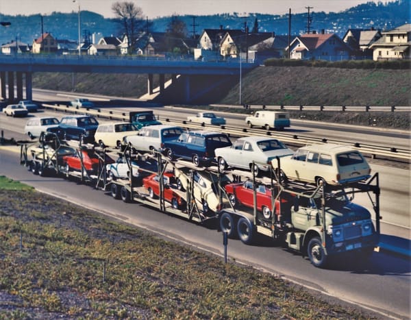 Car Carrier of the Day: 105 Feet Of 1968 Opel Kadetts - Thirteen Of The Second Best Selling Import 1 51054427503 3d35f49381 k