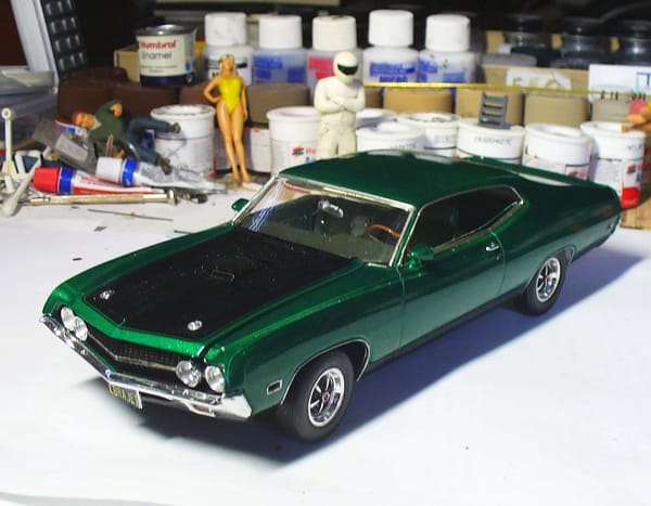 CC In Scale: Muscle Cars, Part 2 -- 1968-70 18 70 Torino grn F