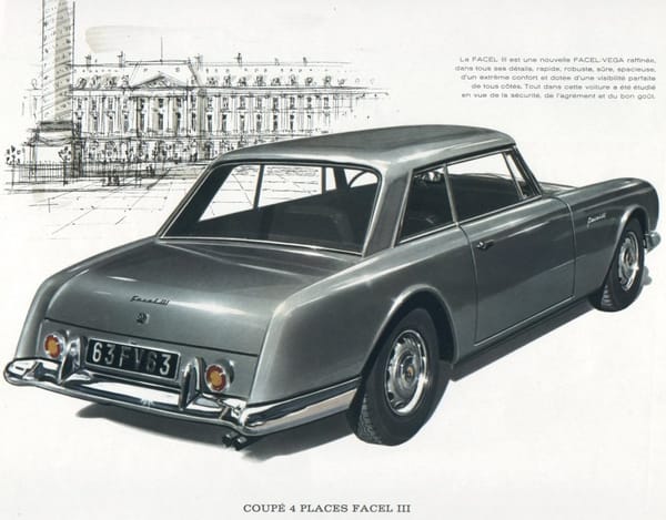 Automotive History: French Deadly Sins (Sports/Luxury Edition, Part 2) – Facel-Vega Facellia 22 Facel III