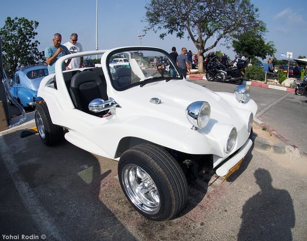 Car Show Classics: It's the Smorgasbord That is Israel's Classic Community 84 1974 White VW Buggy