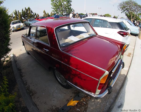 Car Show Classics: It's the Smorgasbord That is Israel's Classic Community 74 1972 Maroon Peugeot 404