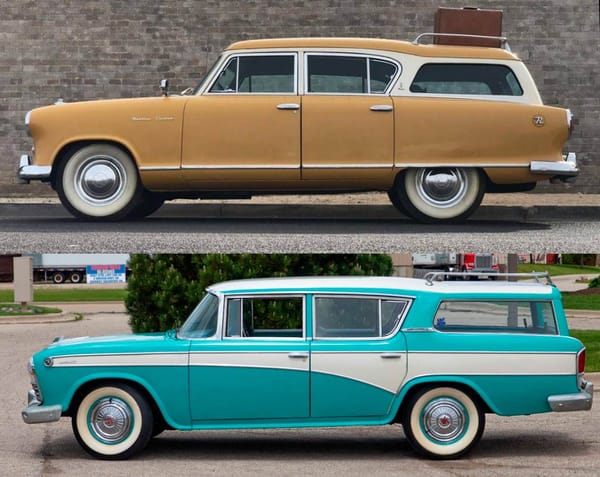 Junkyard Classic/Automotive History: 1955 Rambler Cross Country - How Rambler Won The Compact And Price Wars Of The 1950's And Saved AMC 70 a 55 wag crop vert