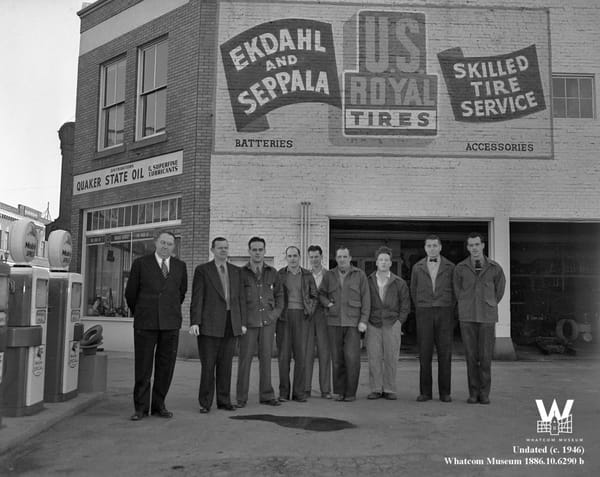 Vintage Photos: Evolution Of An Old Time Service Station In Washington 6 9 Whatcom Museum 1996.10.6290 b 1