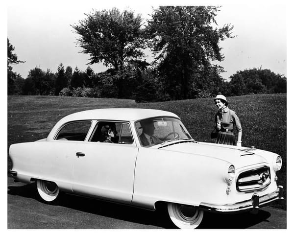 Junkyard Classic/Automotive History: 1955 Rambler Cross Country - How Rambler Won The Compact And Price Wars Of The 1950's And Saved AMC 42 Rambler 1954 Club Sedan Factory Photo