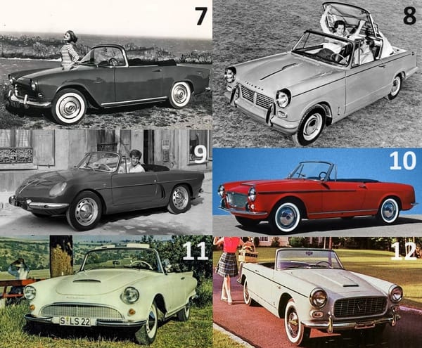 Car Show Classic: 1961 Škoda Felicia – Convertible Cicada 14 felicia61comparo 2