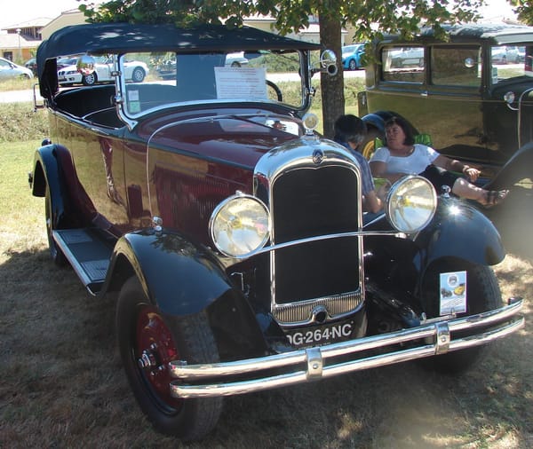 Car Show Classics: At The Chappelle de Vehicules Anciennes At Tonneins, France, For The Fete Of Saint Christopher. 10 Citroen Torpedo.3