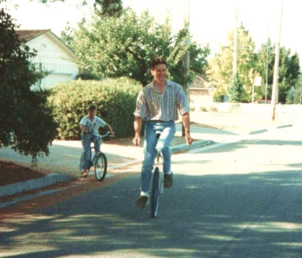 My Life On Two Wheels - And My 1980 Novara Bicycle Gets Its Second Rebuild in 45 Years 34 unicycle crop