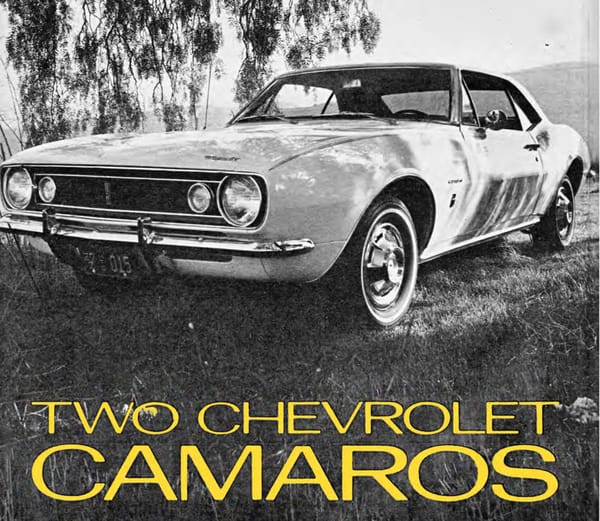 Vintage CL Road Test: Two 1967 Camaros, 250 Six and SS350 - "Both Have Virtue And Plenty Of Performance" 1 1967 03 CAR LIFE Two Camaro Road Test 1 8 1a