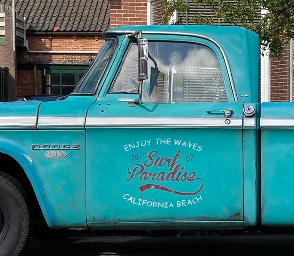 Cohort Pic(k) of the Day: 1967 Dodge D100 - "Surf Paradise" In Castricum, NL 2 51369767856 1881aa6e74 k crop