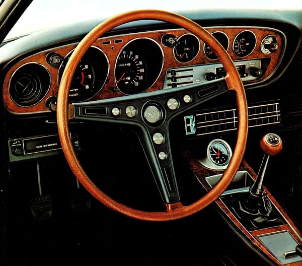 My 1974 Toyota Celica ST — The 100,000 Mile Nervous Breakdown 4 1972 Toyota Celica dashboard from brochure