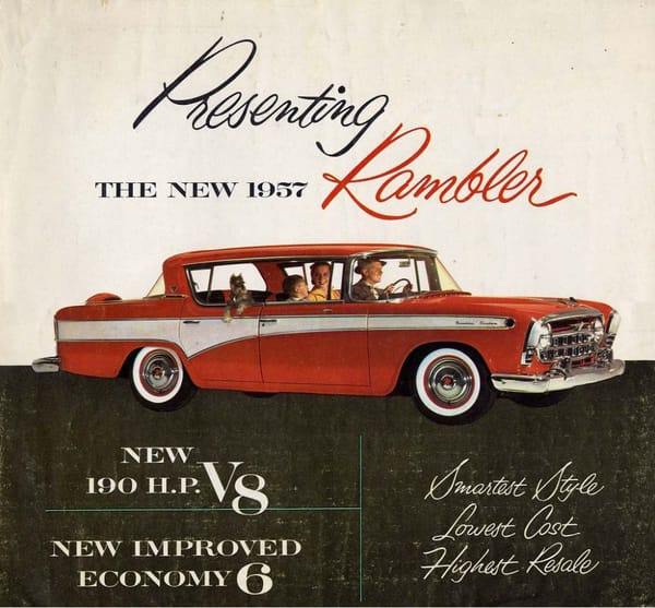Junkyard Classic/Automotive History: 1955 Rambler Cross Country - How Rambler Won The Compact And Price Wars Of The 1950's And Saved AMC 81 Rambler 1957 br 1 01