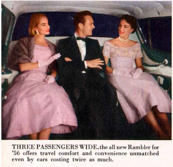 Junkyard Classic/Automotive History: 1955 Rambler Cross Country - How Rambler Won The Compact And Price Wars Of The 1950's And Saved AMC 71 Rambler 1956 three