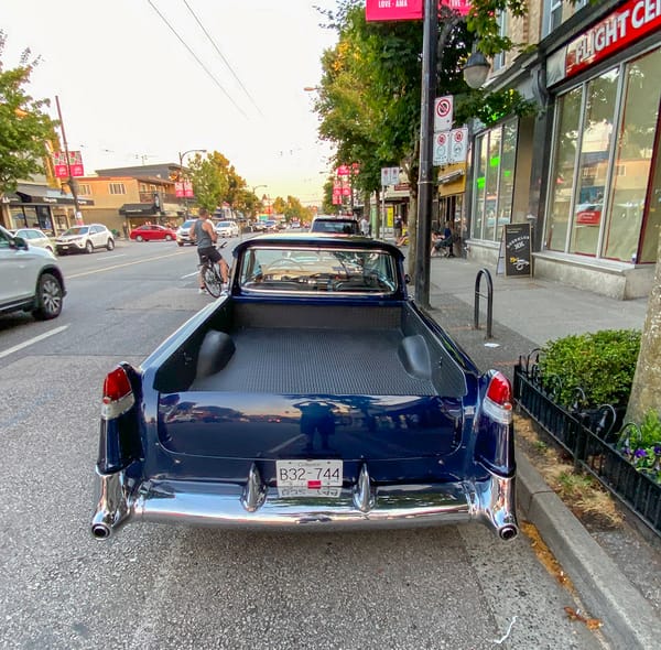 CC Outtake: 1954 Cadillac Bakkie - Craftsmanship in Blue 4 54 Cadillac Truck Rear