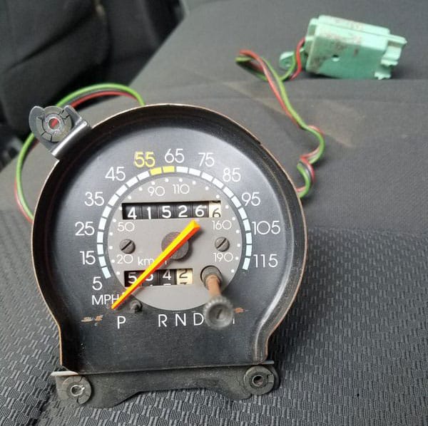 115 MPH speedometer