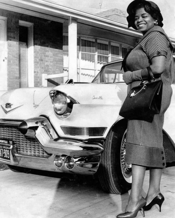 Vintage Snapshots: Fancy Dressers And Their Cars, 1950s-1960s 8 3 7 1 2