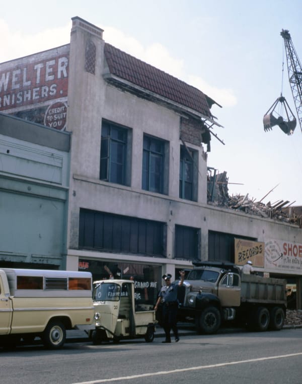 Vintage Photos: Evolution Of An Old Time Service Station In Washington 13 Thiel Welter Demo Color 2