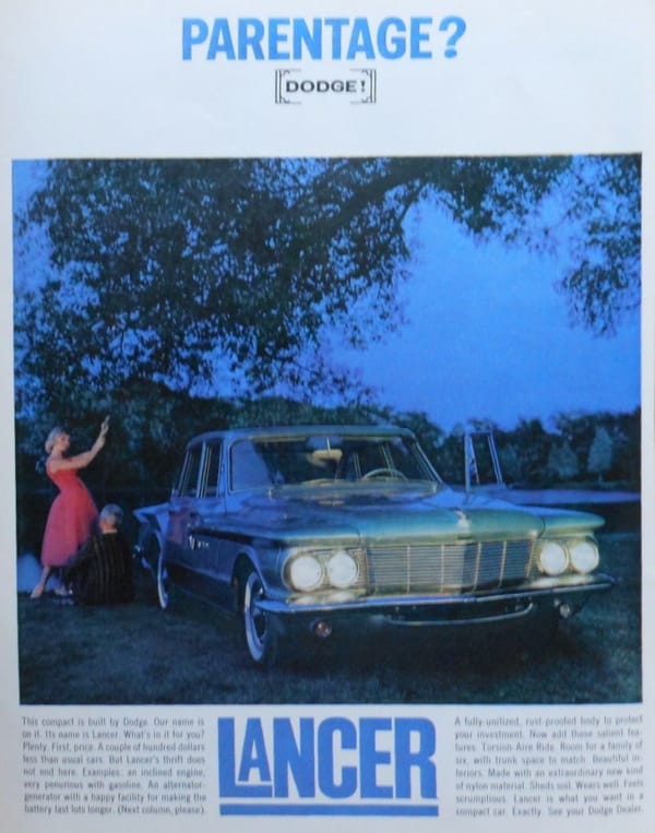 COAL: 1965 Valiant, Part IV - Self-Own Service and Naming Names 13 Lancerad