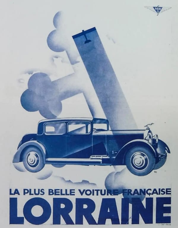 affiche Lorraine circa 1932
