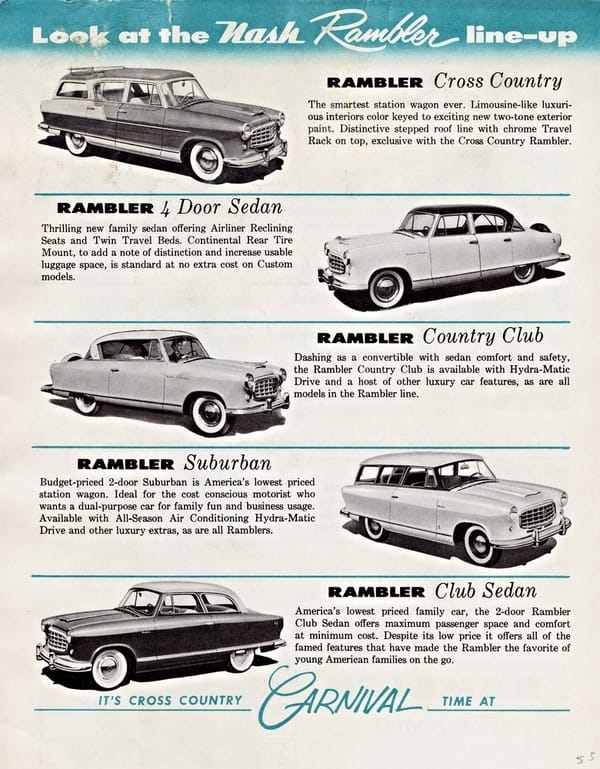 55 Nash rambler range