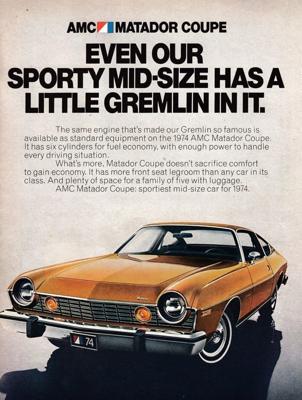 1974 Ad Matador Coupe