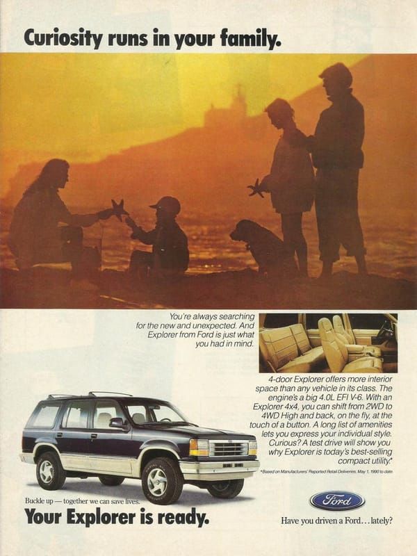 1991 Ford Explorer Ad 1