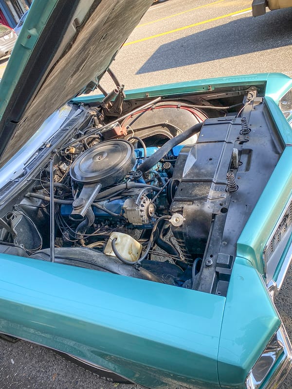 Curbside Classic: 1971 Oldsmobile Delta Royale - Getting Warmer 17 71 Olds Delta Royale CV Engine