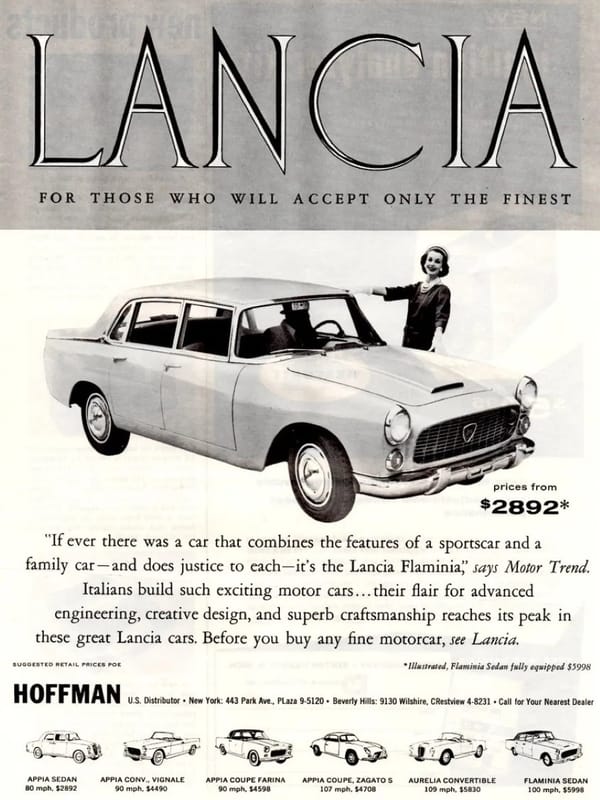 lancia 1958 ad