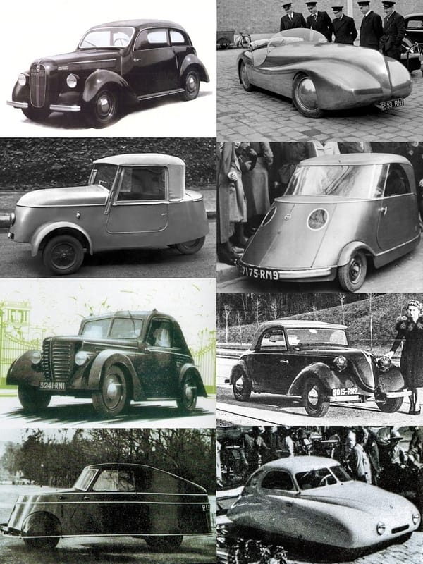 Museum Classic / Automotive History: 1947 Tama E4S-47 – Arch-EV-ological Artefact 10 French EVs