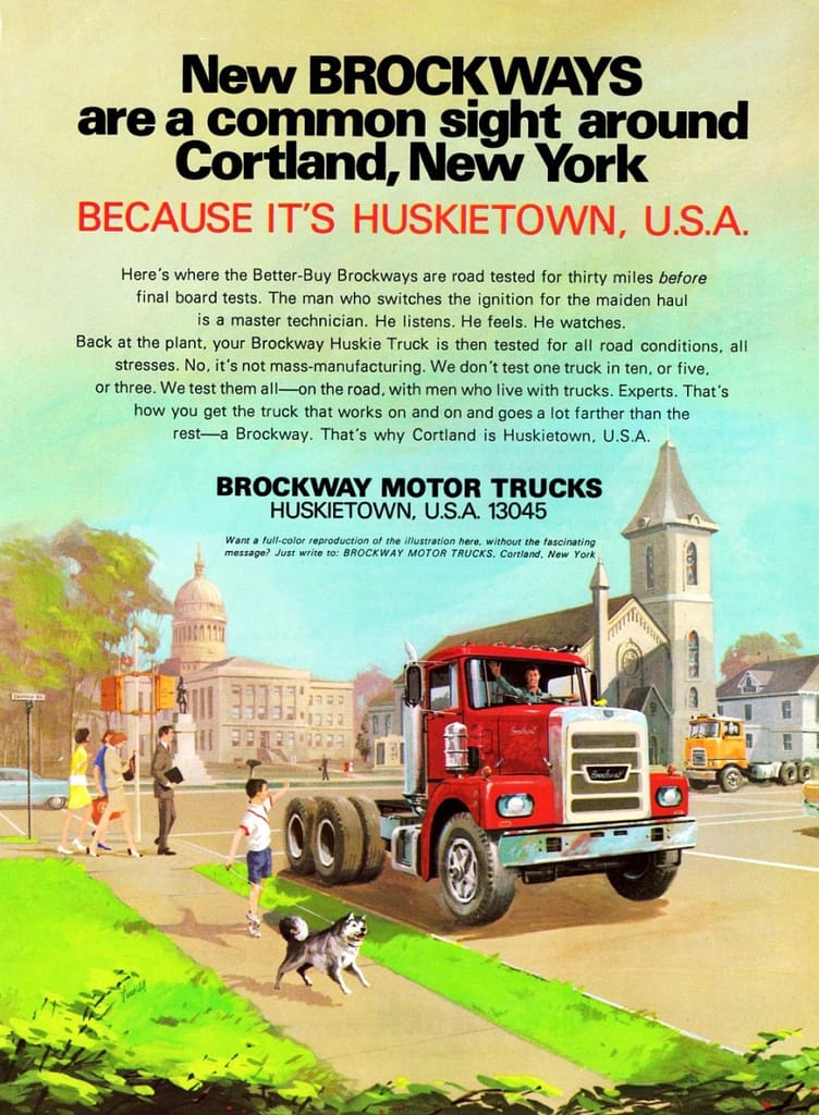 Car Show Classic: 1957 Brockway 260 - The Big Nor'easter 8 1969 Brockway truck ad