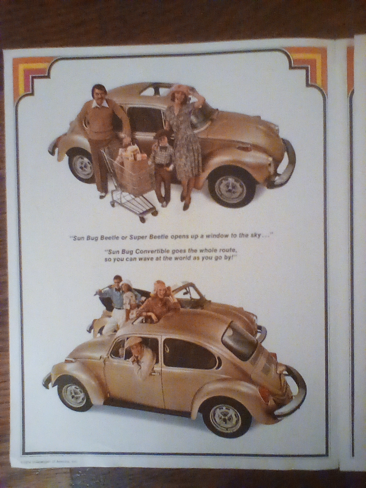  1974 Volkswagen Super Beetle [Typ 1] in Gold Diggers