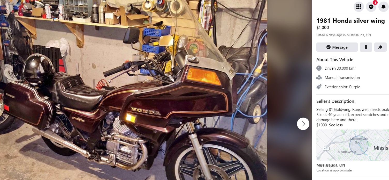 BOAL 1982 Honda GL500 Silverwing Chapter 5 The Baby