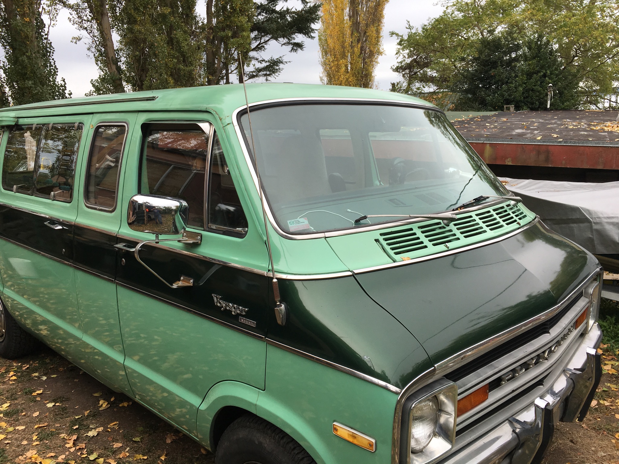 old plymouth van