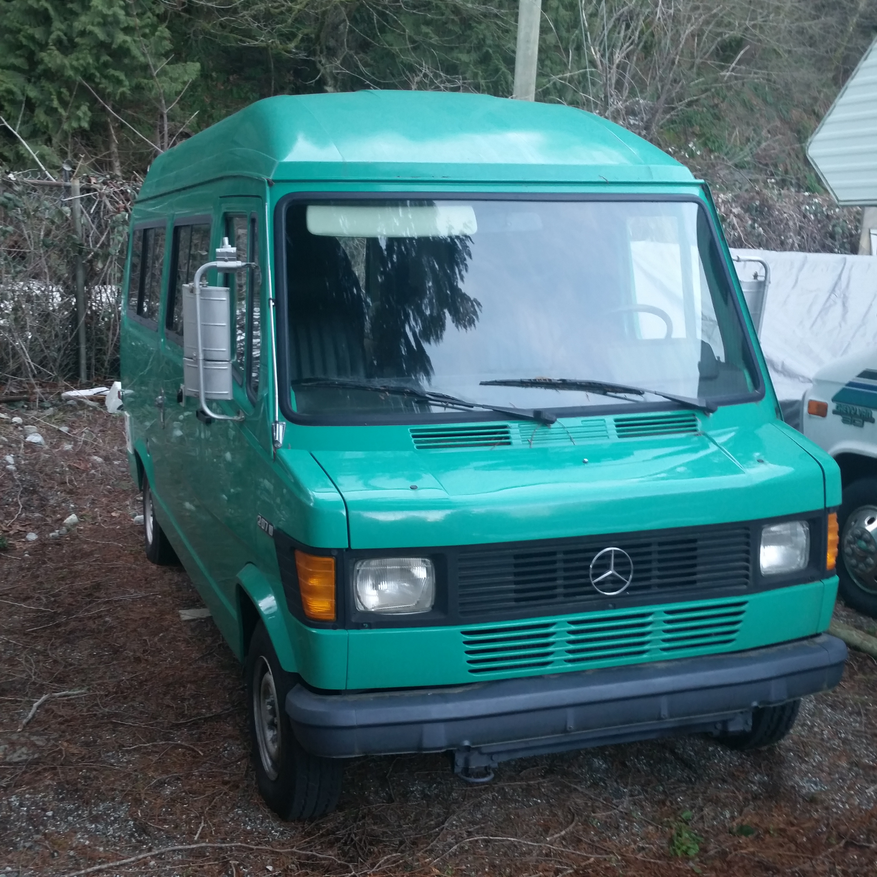 classic mercedes van