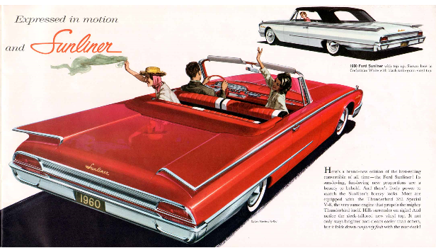1960 Ford starliner convertible sale