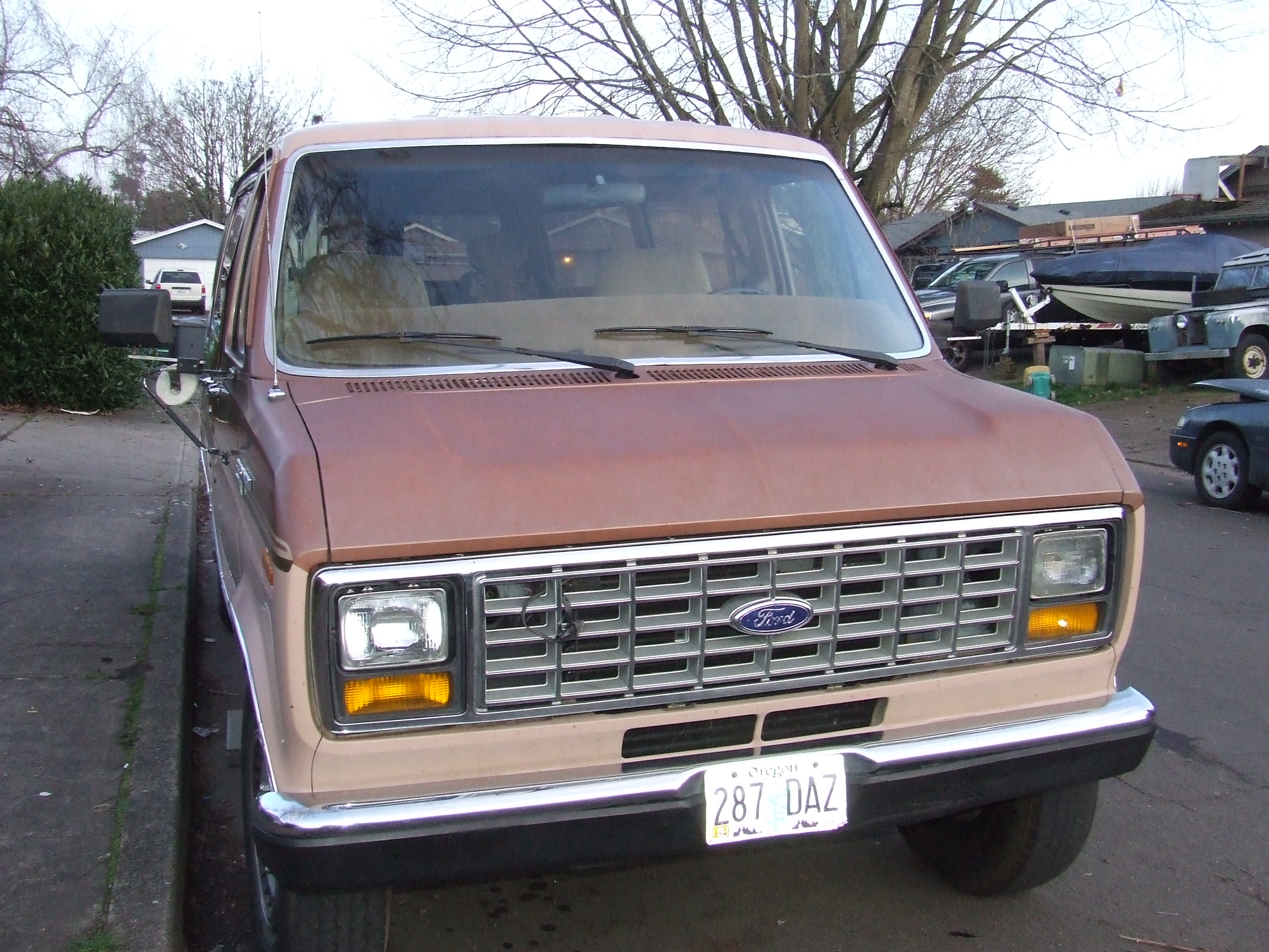 1988 Ford van diesel #2