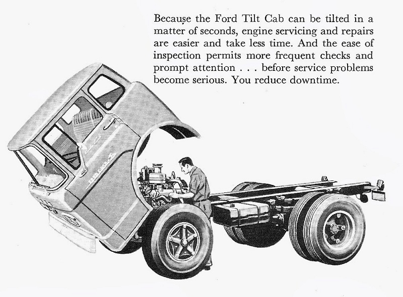 Ford c-series tilt cab truck