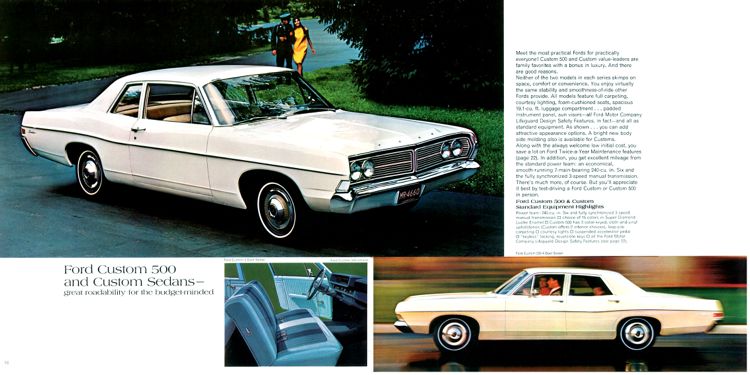 1968 Ford custom 2 door sedan #2