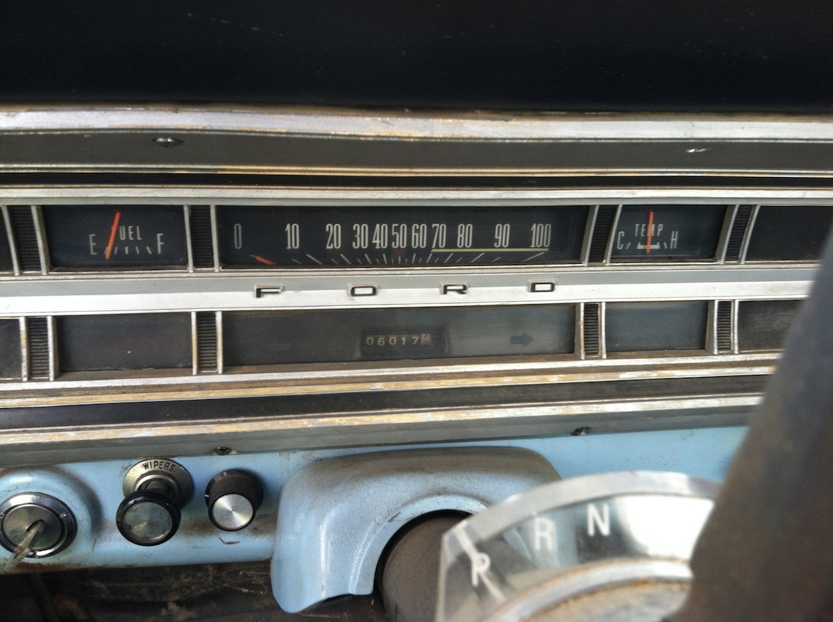 1969 Ford f100 instrument cluster #7