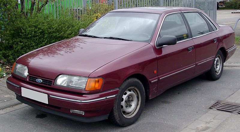 Crash test ford scorpio #4