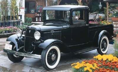 1934 Ford pickup cab wood #7