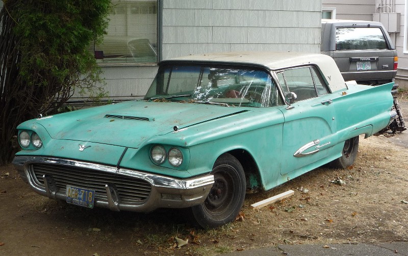 Vintage ford thunderbirds