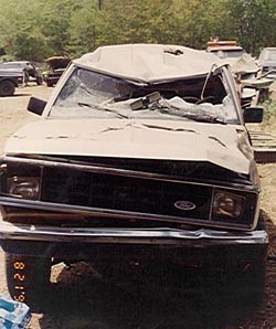 Ford bronco ii rollover #2